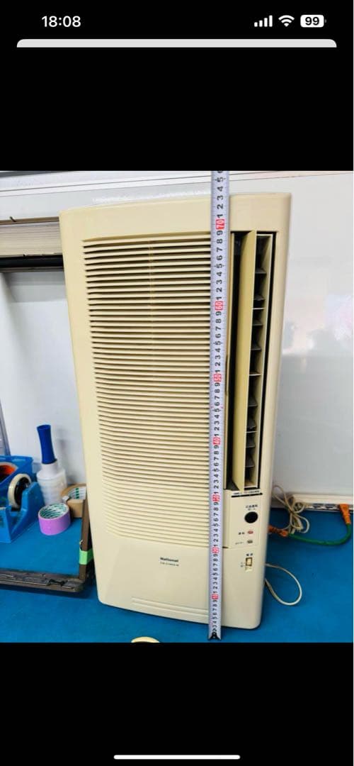 National ナショナル窓式 ウィンドウエアコン　冷房空調電化製品.