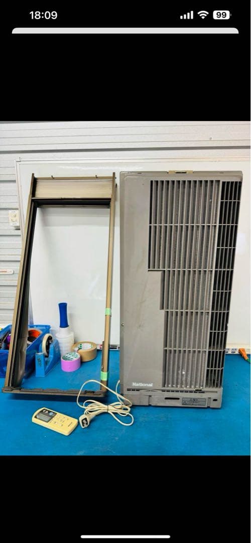 National ナショナル窓式 ウィンドウエアコン　冷房空調電化製品.