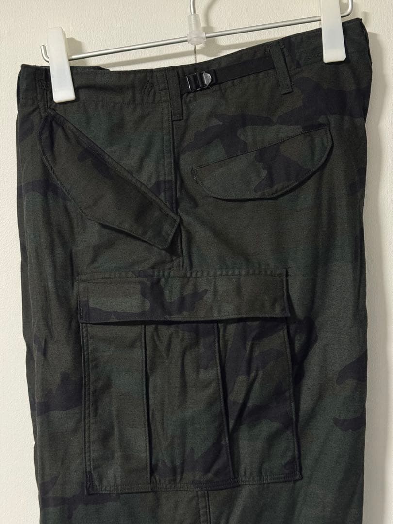 WAIPER M-65 実物 新品 カーゴパンツ 迷彩 BLACK後染め
