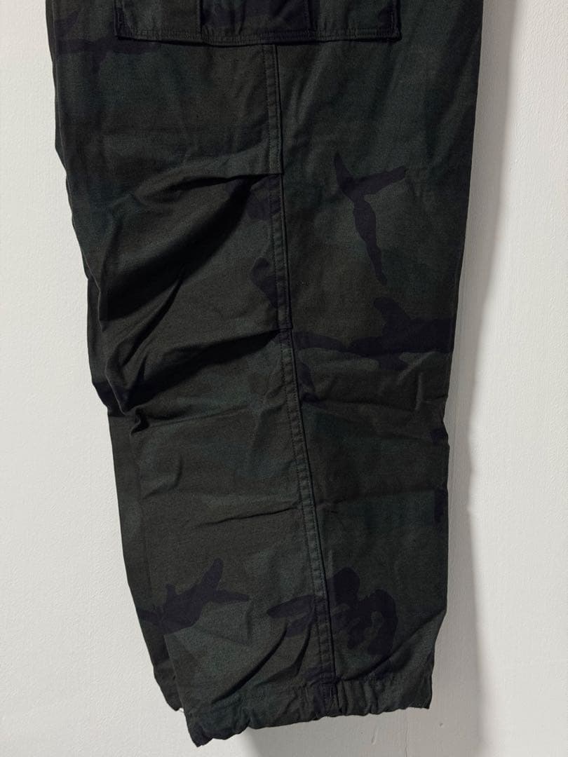 WAIPER M-65 実物 新品 カーゴパンツ 迷彩 BLACK後染め