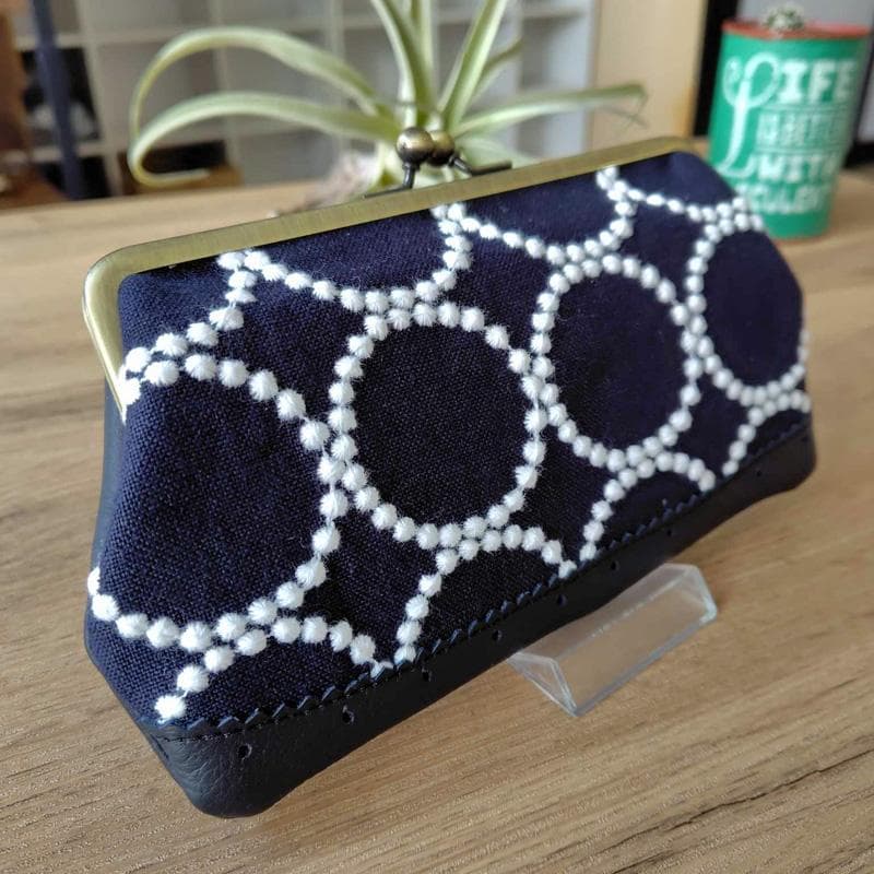 月*陽様 ①ミナペルホネン /tambourineタンバリンネイビー×wh/がま