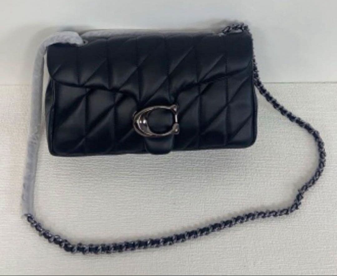 coach コーチタビーショルダー バッグ26 ブラック CP150