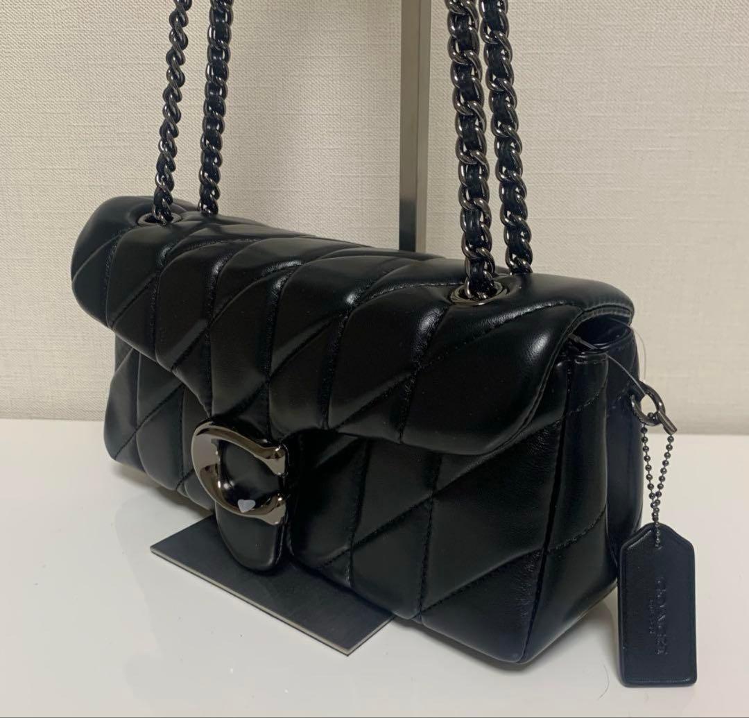 coach コーチタビーショルダー バッグ26 ブラック CP150