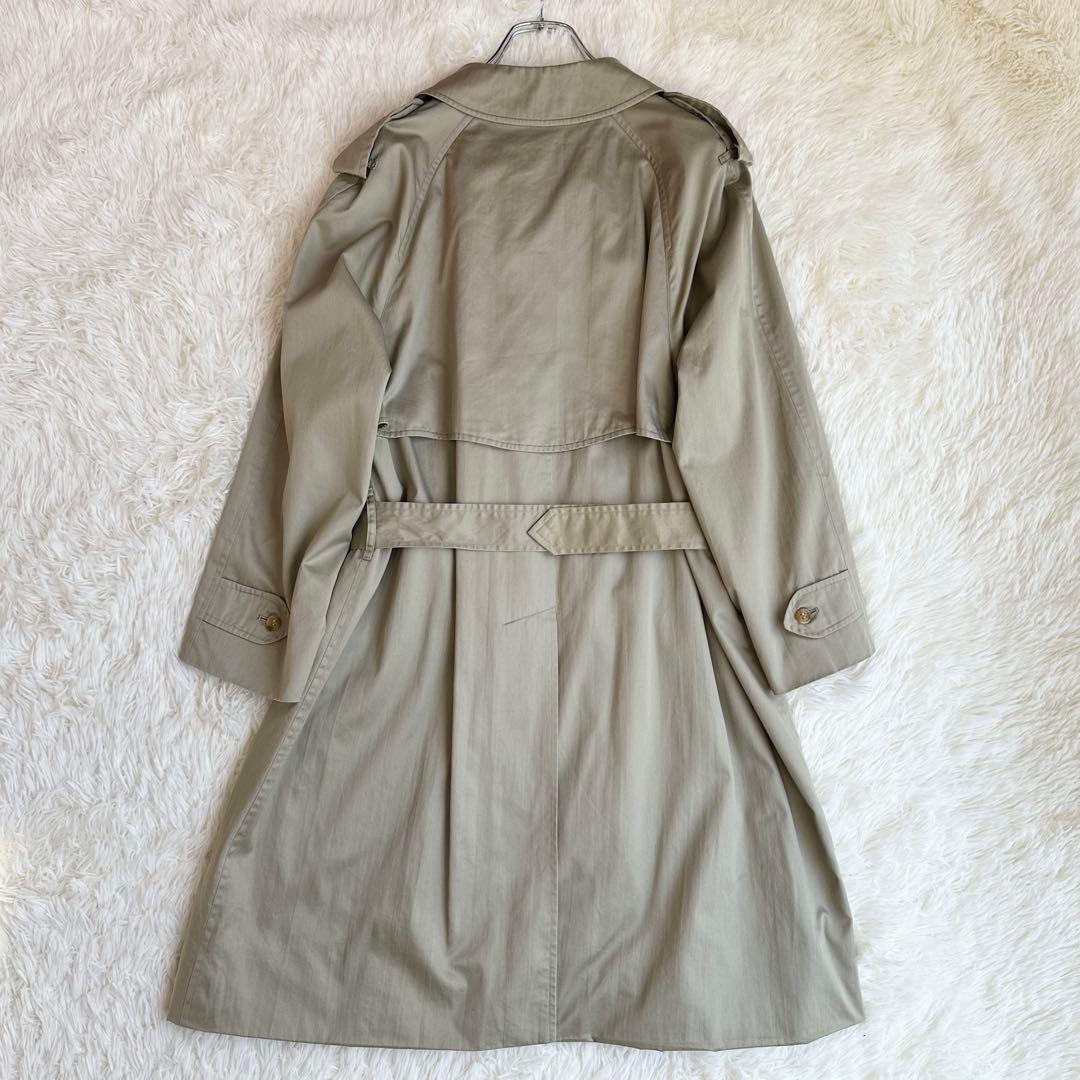 バーバリーズ 白タグ トレンチコート ワッシャー加工 ノバチェック 9AR M