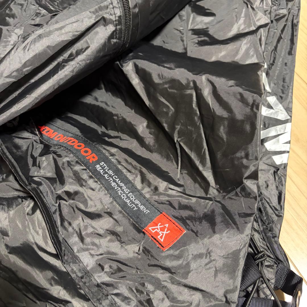 【極美品】KZM NEWブラックコットテント 黒