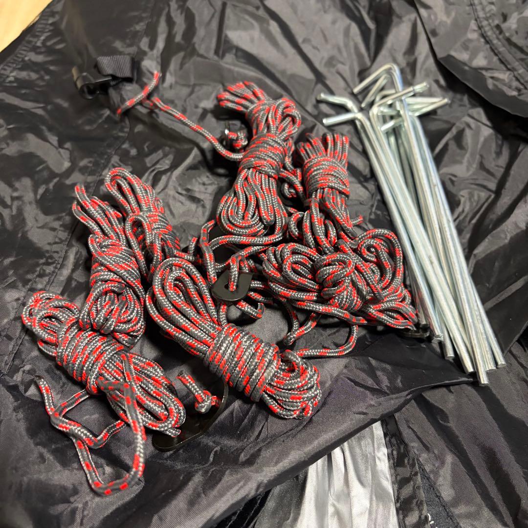 【極美品】KZM NEWブラックコットテント 黒