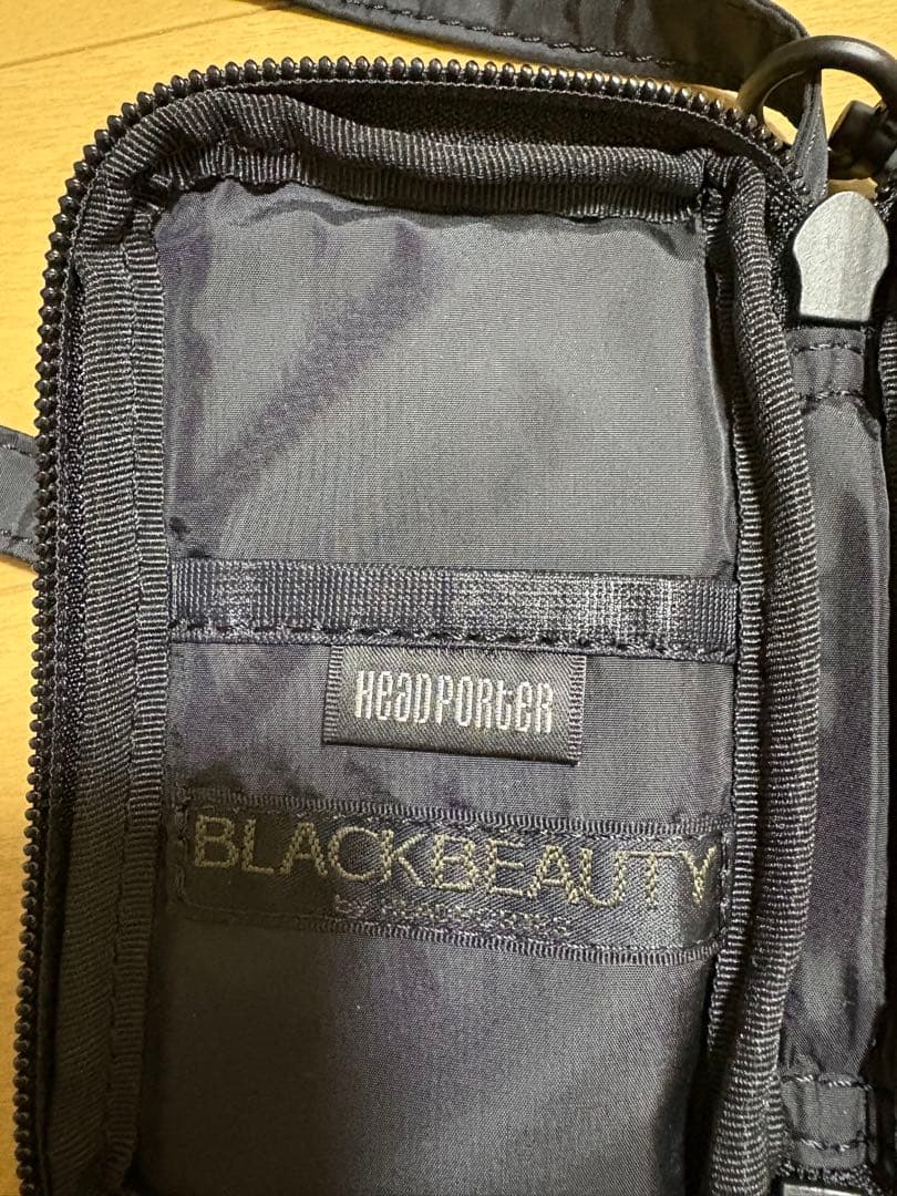 【美品】HEAD PORTERヘッドポーターBLACK BEAUTY キーケース