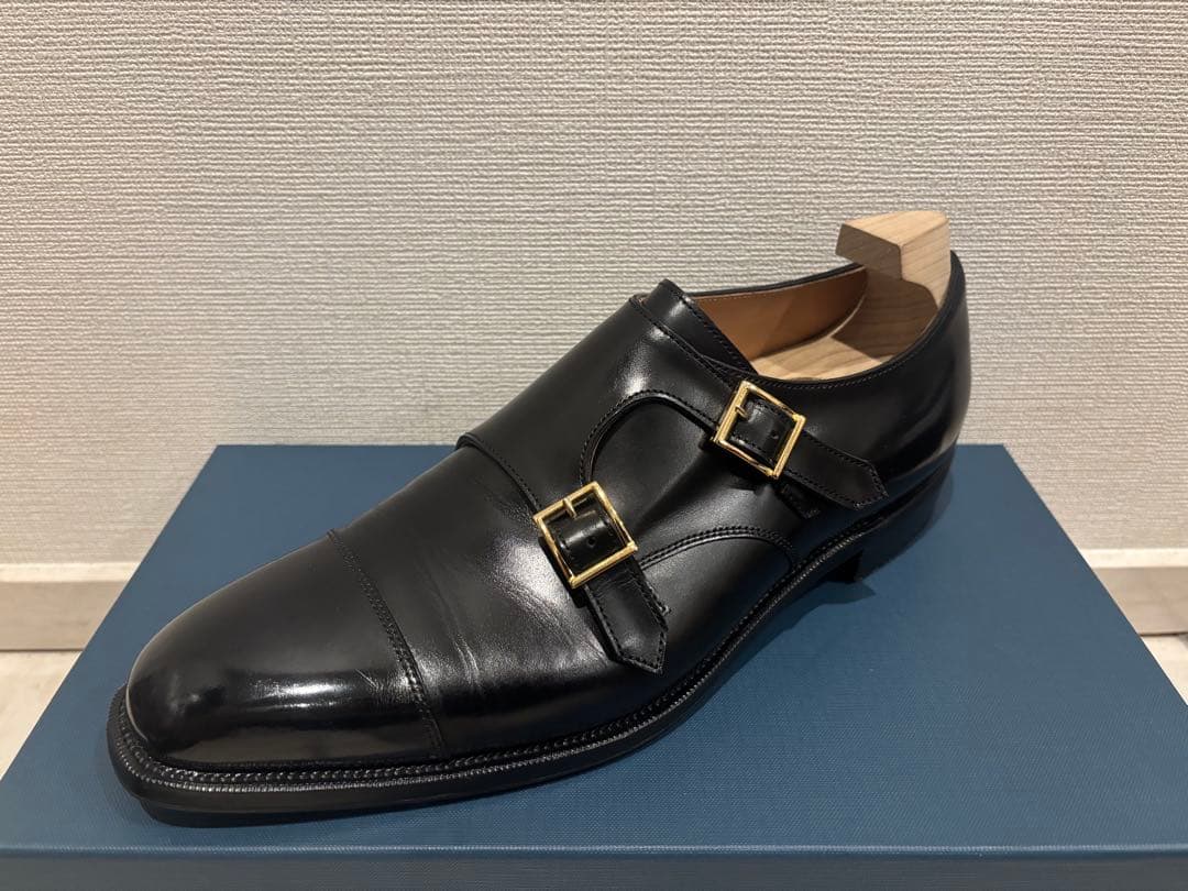 美品★コルノブルゥジョンロブエドワードグリーンサントーニvassコルテスピーゴラ