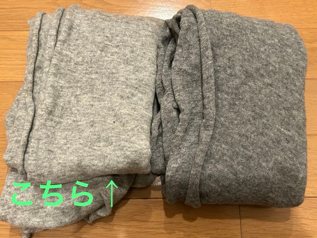 n100 エヌワンハンドレッド カシミア　ストール 薄いグレー