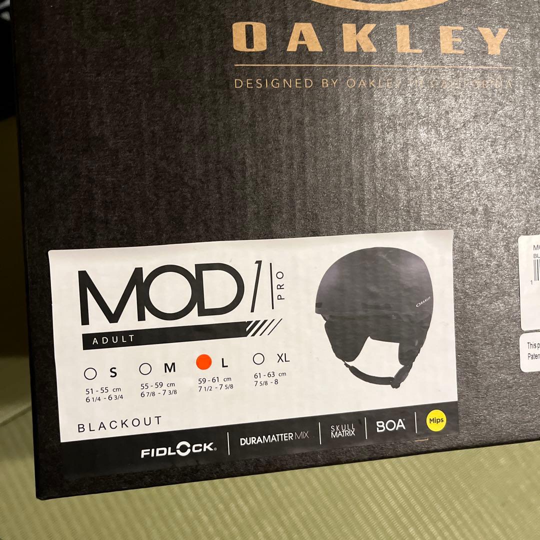 OAKLEY MOD1 PRO ヘルメット L ブラックアウト　未使用