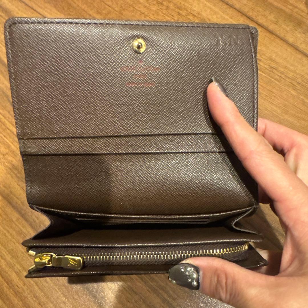 【美品】ルイヴィトン ダミエ ポルトモネビエ トレゾール 新型　二つ折り