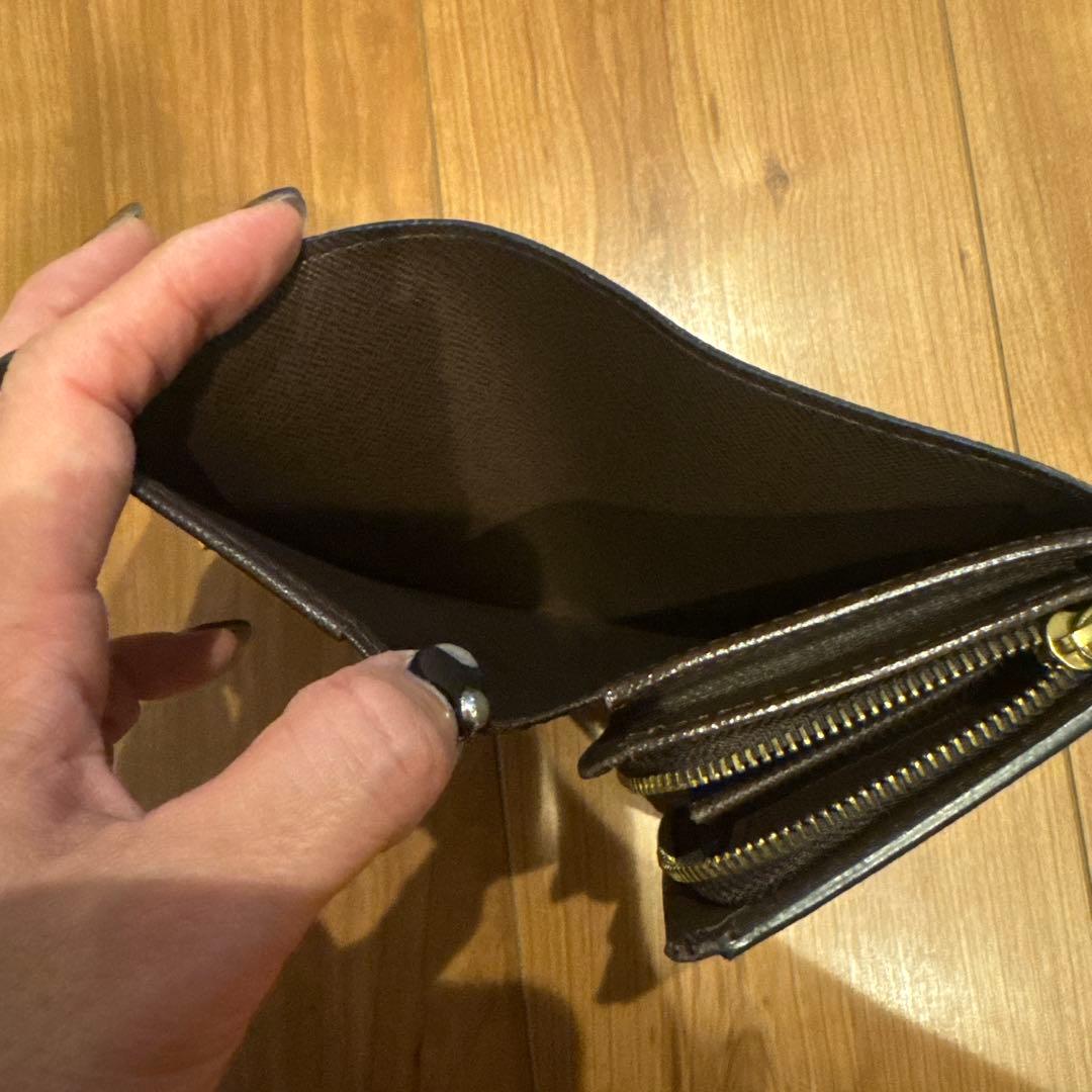 【美品】ルイヴィトン ダミエ ポルトモネビエ トレゾール 新型　二つ折り