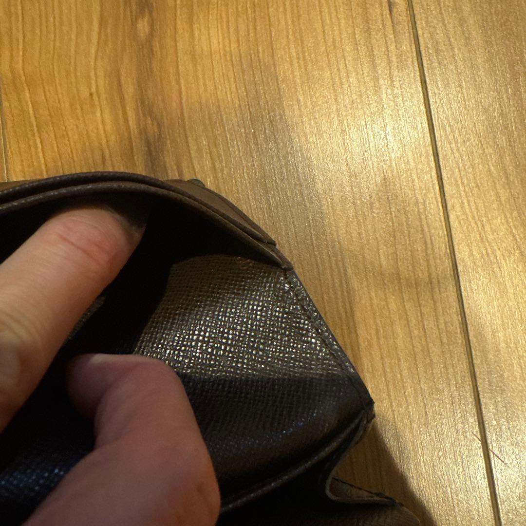 【美品】ルイヴィトン ダミエ ポルトモネビエ トレゾール 新型　二つ折り