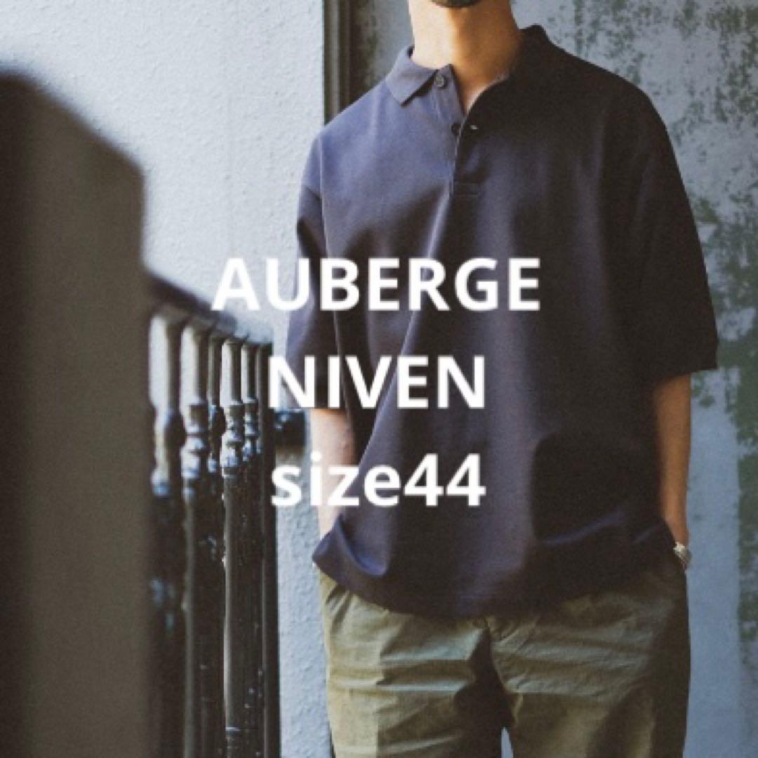 【AUBERGE】オーベルジュ　NIVEN ポロシャツ　ネイビー　サイズ44