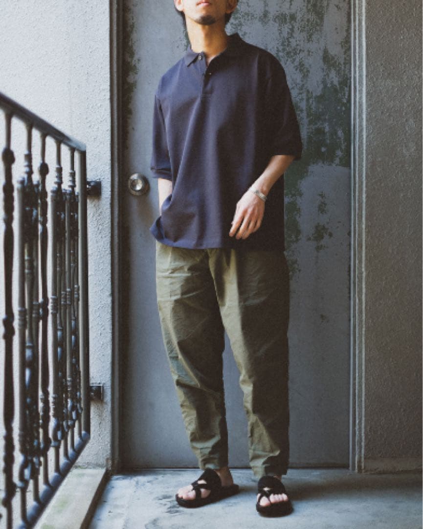 【AUBERGE】オーベルジュ　NIVEN ポロシャツ　ネイビー　サイズ44