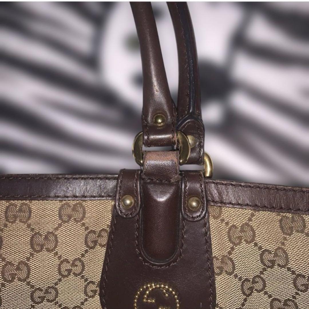 GUCCI 269953 GGキャンバス スカーレット トートバッグ