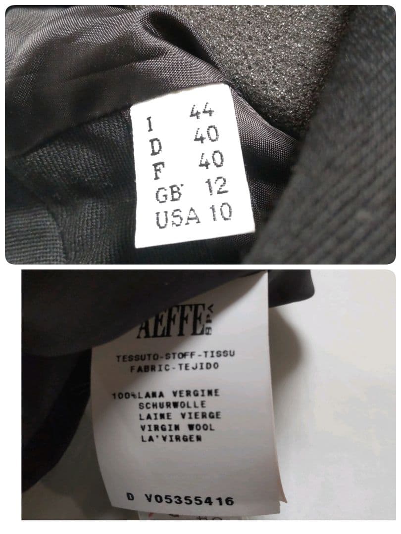 未使用級 モスキーノ ゴールド金具 レザー テーラードジャケット ブラック 44