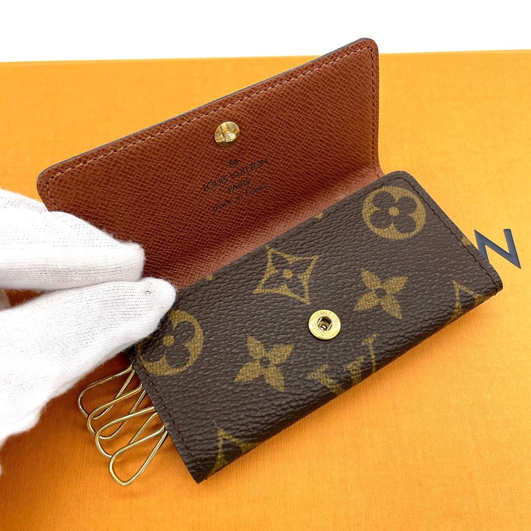 美品　LOUIS VUITTON キーケース　ミュルティクレ4 モノグラム