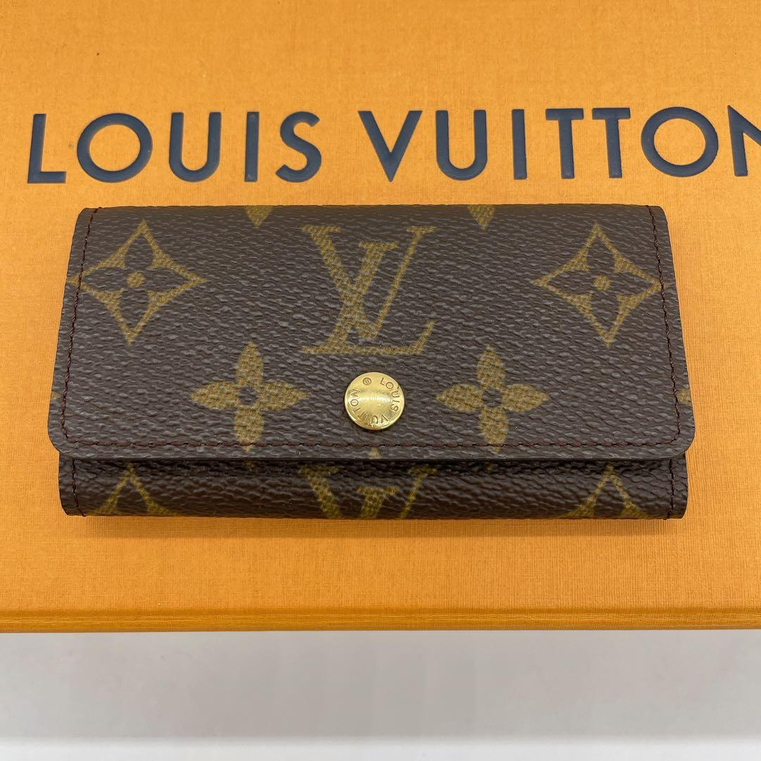 美品　LOUIS VUITTON キーケース　ミュルティクレ4 モノグラム