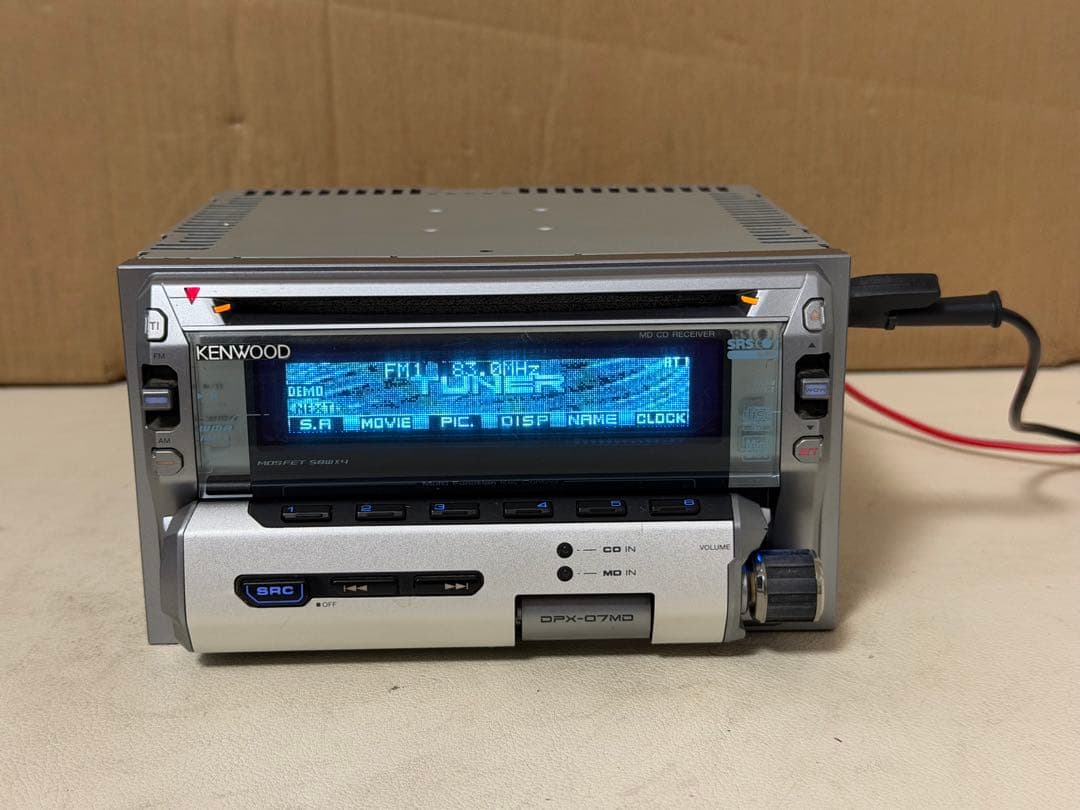 KENWOOD DPX-07MD カーオーディオデッキ ))