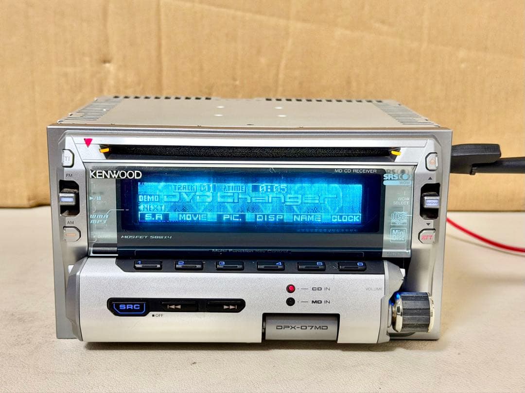KENWOOD DPX-07MD カーオーディオデッキ ))