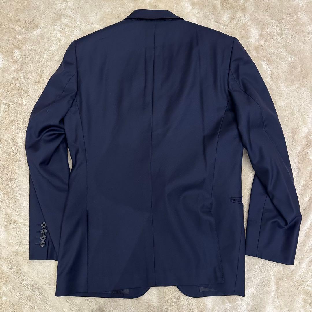 【ボタン欠け】Paul Smith×ロロピアーナ ネイビー スーツ ウール100