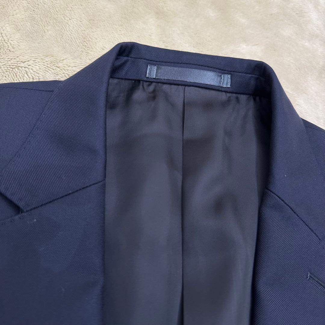 【ボタン欠け】Paul Smith×ロロピアーナ ネイビー スーツ ウール100