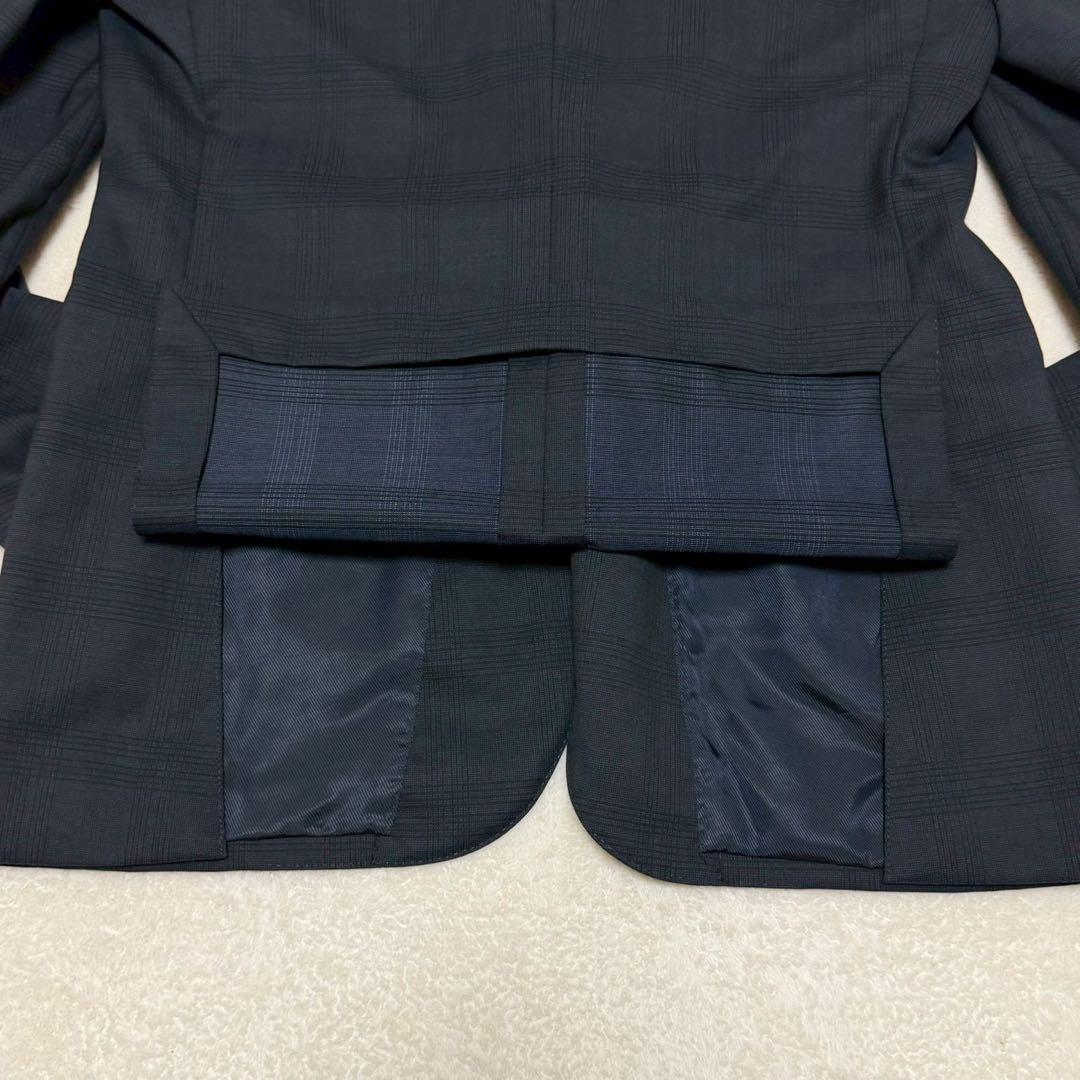 SOVEREIGN ソブリン　セットアップ　チェック　ネイビー　サイズ50