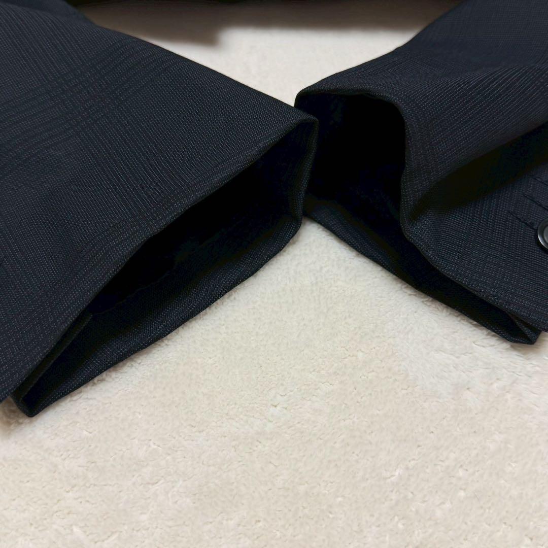 SOVEREIGN ソブリン　セットアップ　チェック　ネイビー　サイズ50