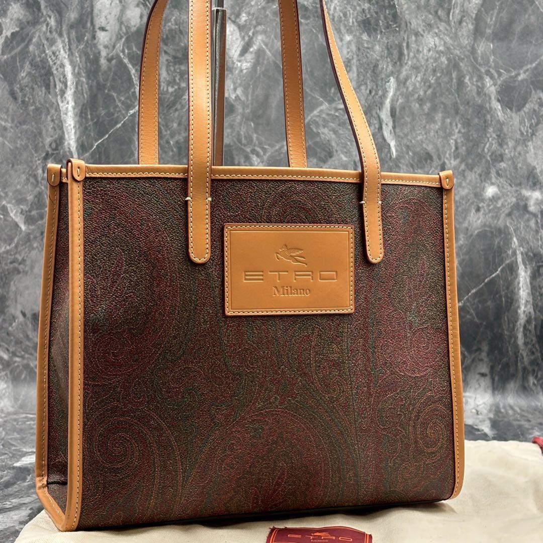 akari ✨近年モデル　エトロ　ETRO ペイズリー　トートバッグ