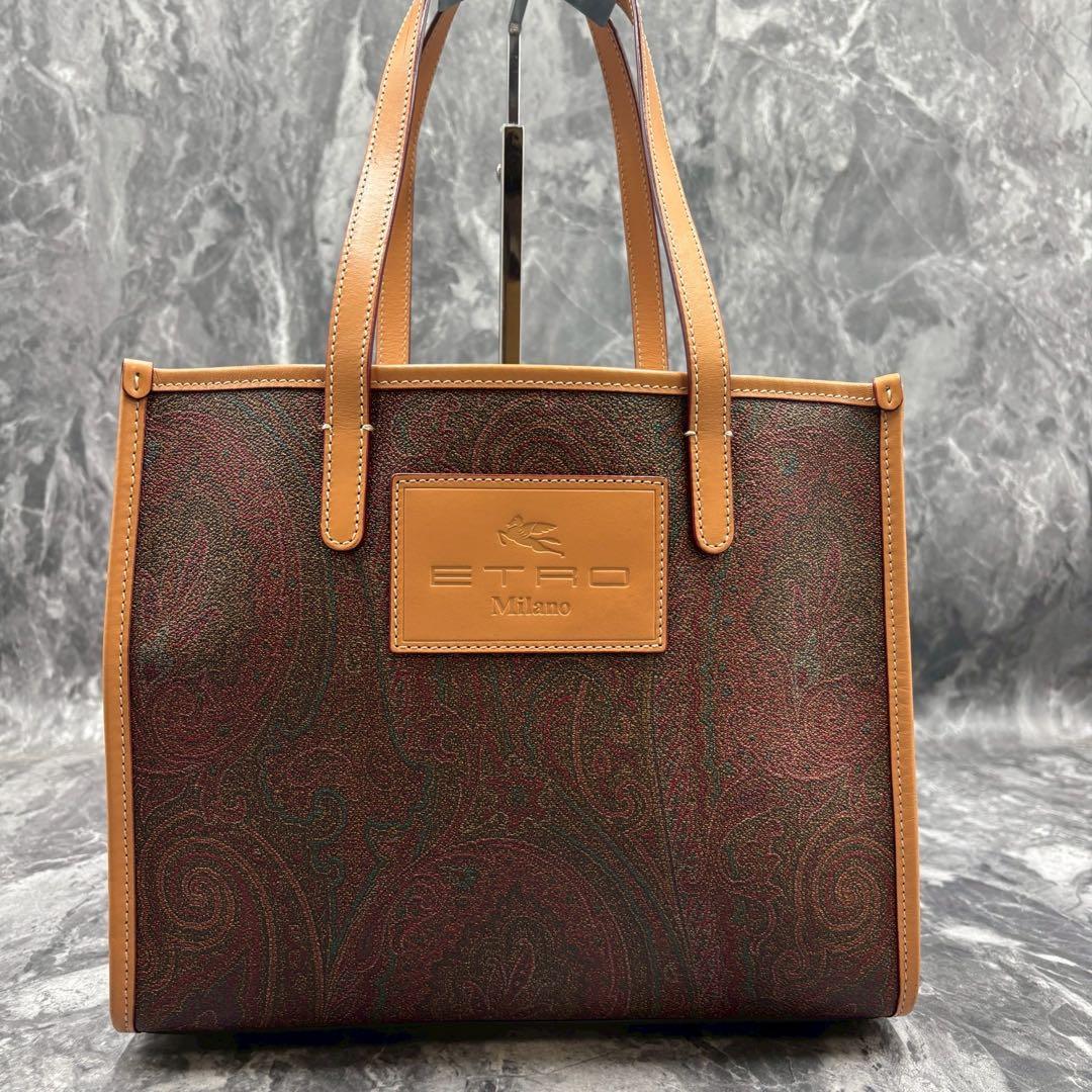 akari ✨近年モデル　エトロ　ETRO ペイズリー　トートバッグ