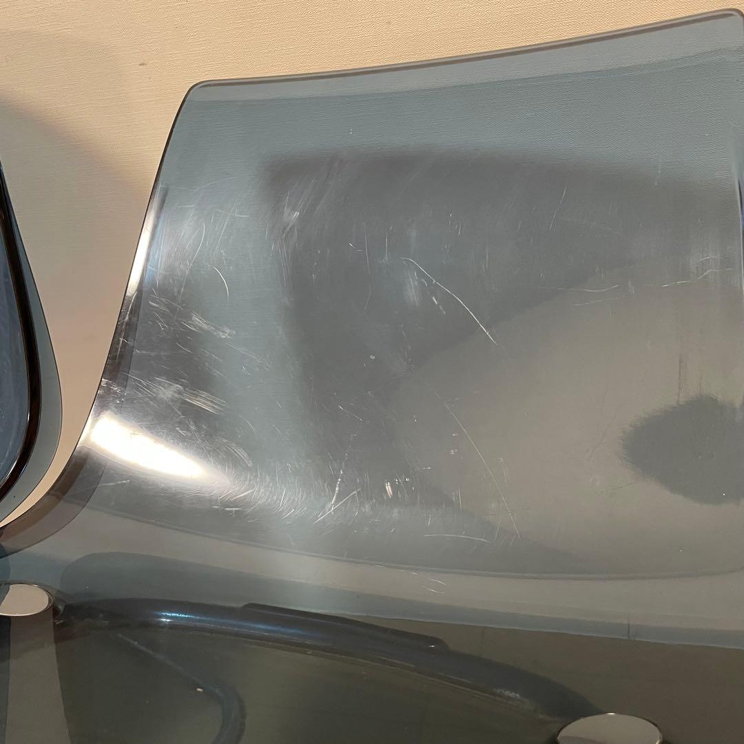 IKEA トービアス TOBIAS ダイニングチェア 2脚セット　クリア　ブルー