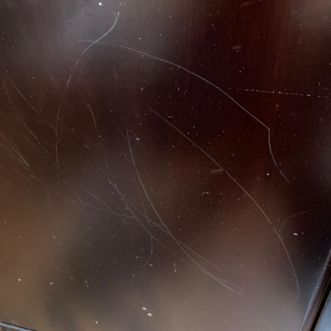 む*え様 パーテーション 衝立 三つ折り屏風 英国家具 マホガニー材