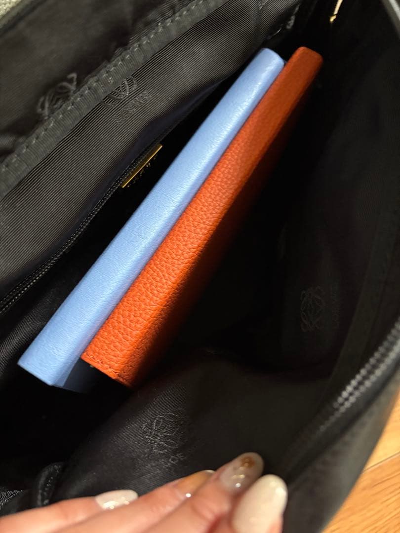 LOEWE アナグラム ビジネスバッグ トートバッグ ブラック レザー