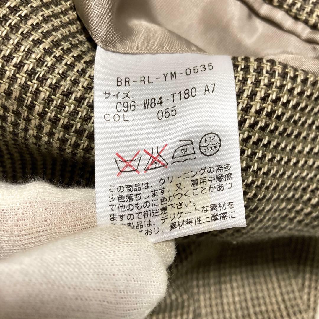 美品✨90s ポロバイラルフローレン ツイードジャケット　XL リネン A7