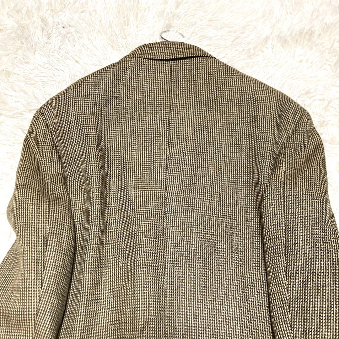 美品✨90s ポロバイラルフローレン ツイードジャケット　XL リネン A7