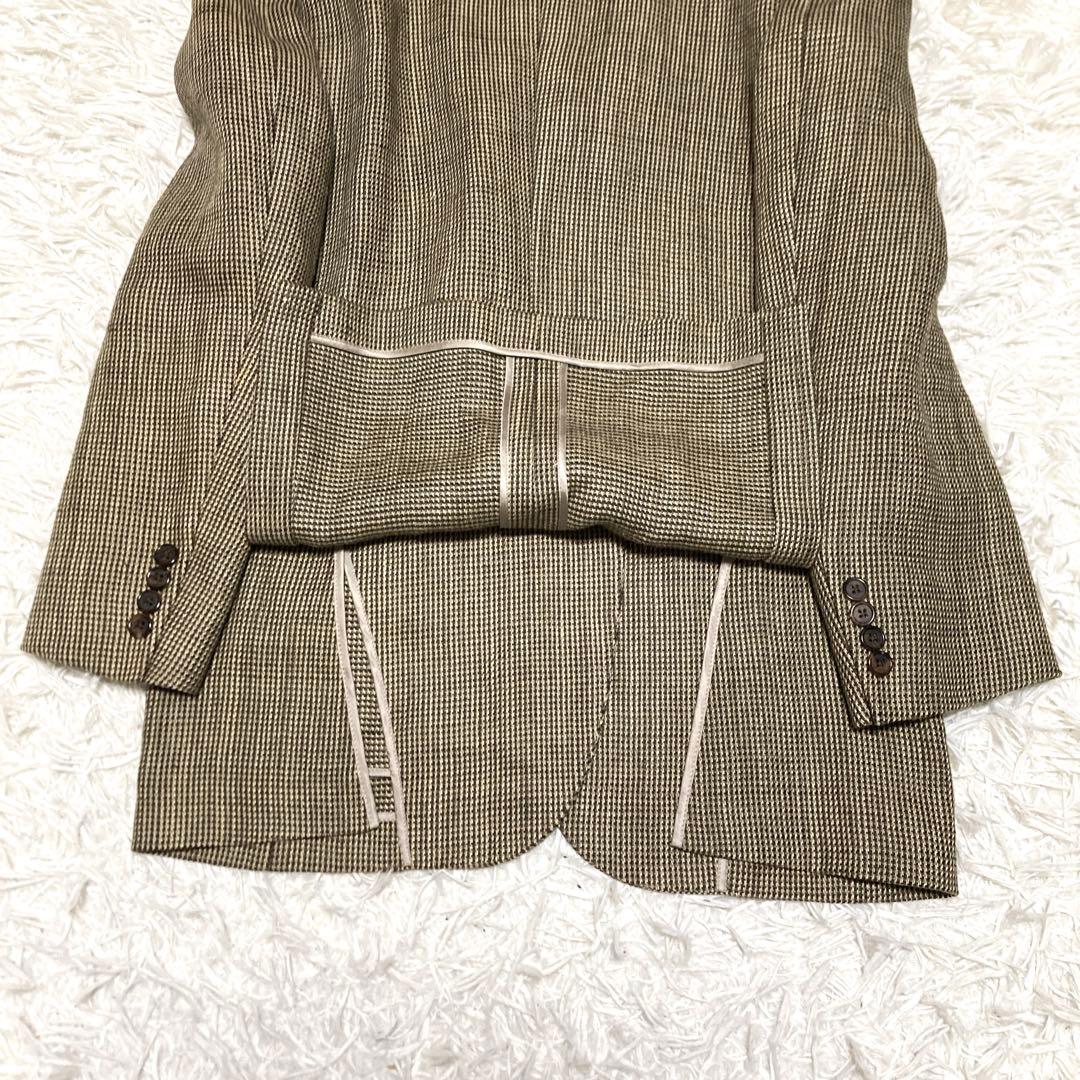 美品✨90s ポロバイラルフローレン ツイードジャケット　XL リネン A7