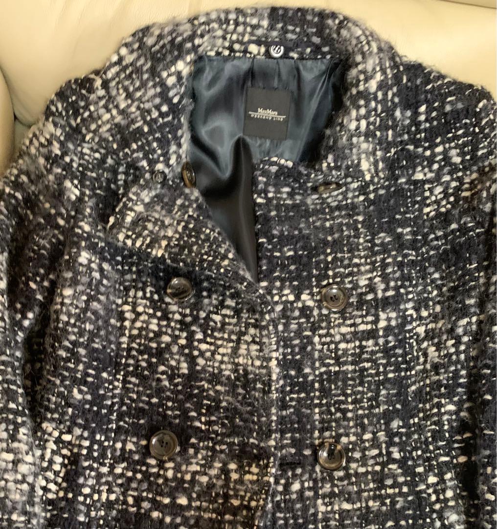 Max Mara WEEKEND LINE ウールAラインモヘアコート