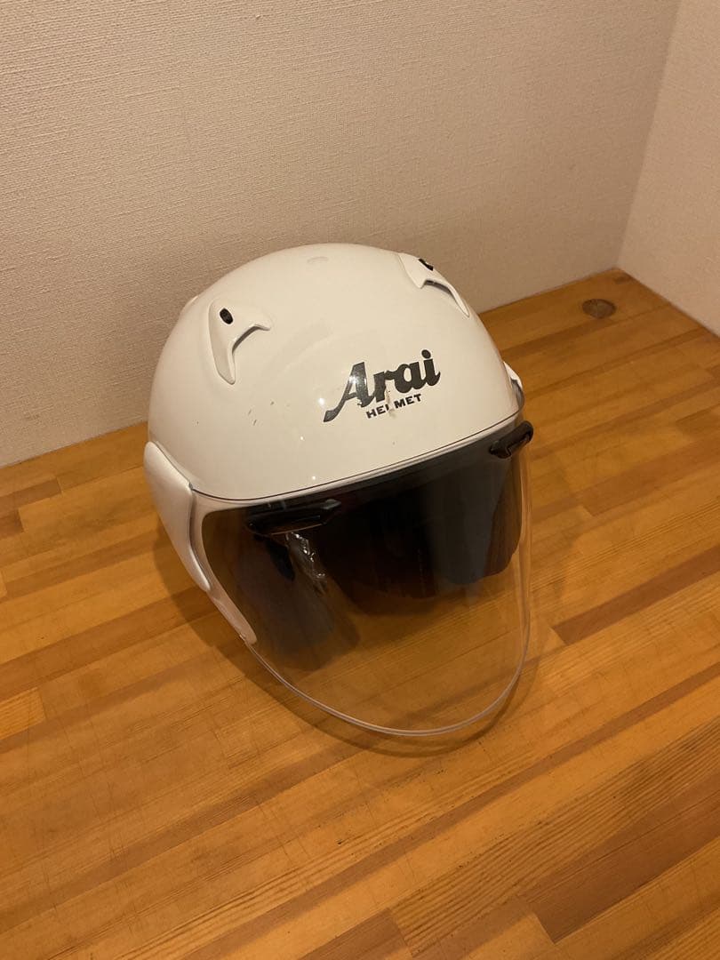 Arai ジェットヘルメット SZ-LIGHT 白 ジュニア用 51-53cm