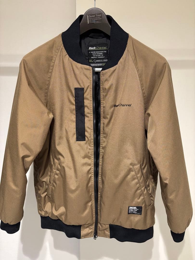 ジャケット・アウター Back Channel, cordura nylonMA-1 jacket