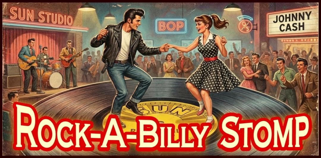 ロカビリー ロックンロール ライブハウス ダンス 看板 置物 雑貨 ライトBOX