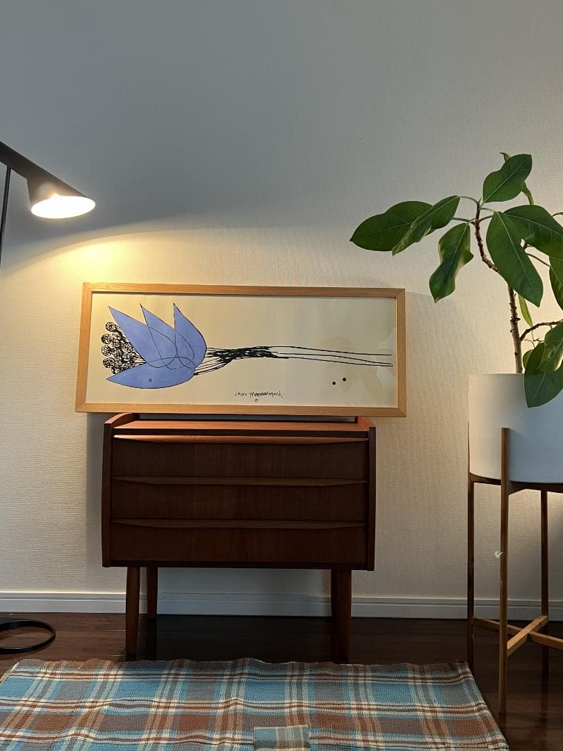 山口一郎氏「HANA Blue no.1」IDEE ジグレー