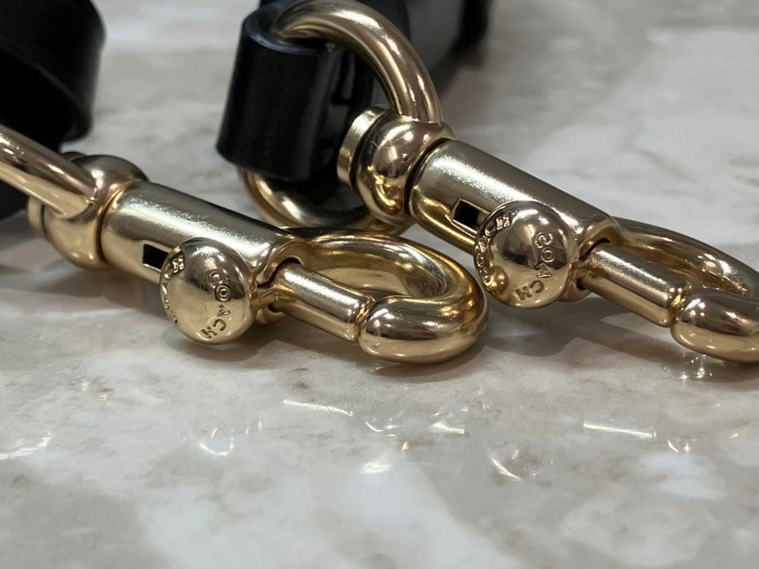 【美品】COACH シグネチャーダブルファスナー 2wayショルダーバッグ