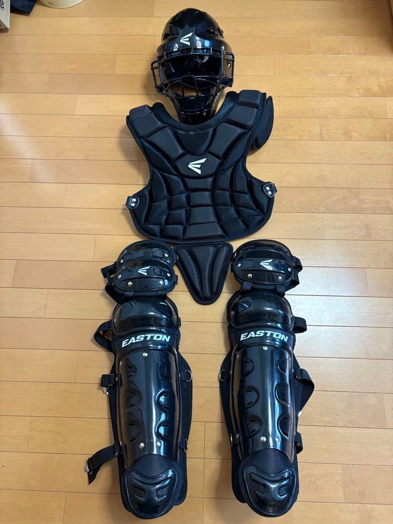 EASTON キャッチャー防具セット ブラック　少年野球用