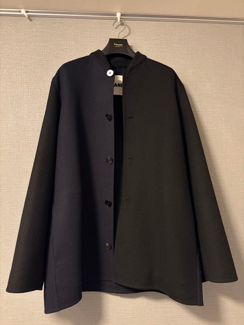 【1/11まで】 ジルサンダー 19aw カシミヤノーカラーブルゾン