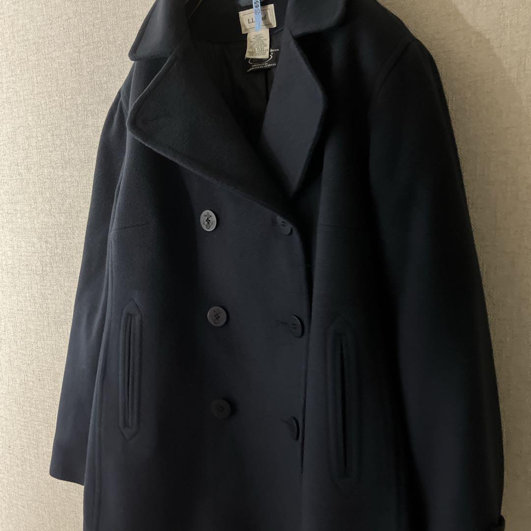 L.L.Beanエルエルビーン ピーコート ネイビー 中綿入りクリーニング済み.
