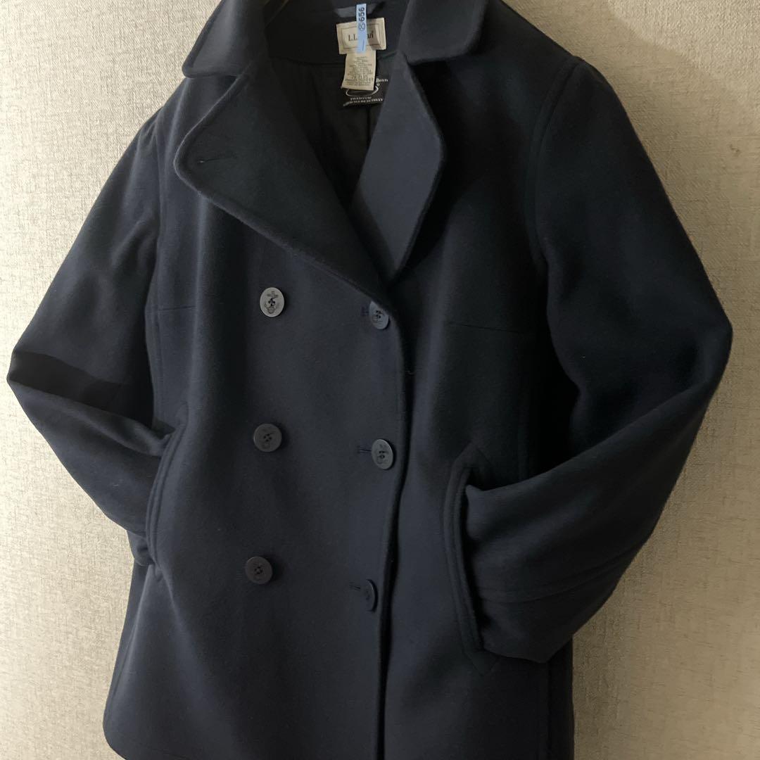 L.L.Beanエルエルビーン ピーコート ネイビー 中綿入りクリーニング済み.