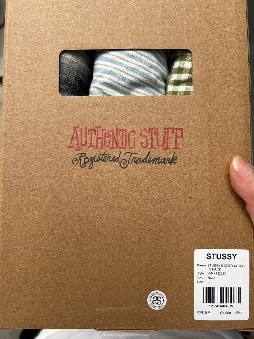Stussy BOXER SHORT 3pac Sサイズ