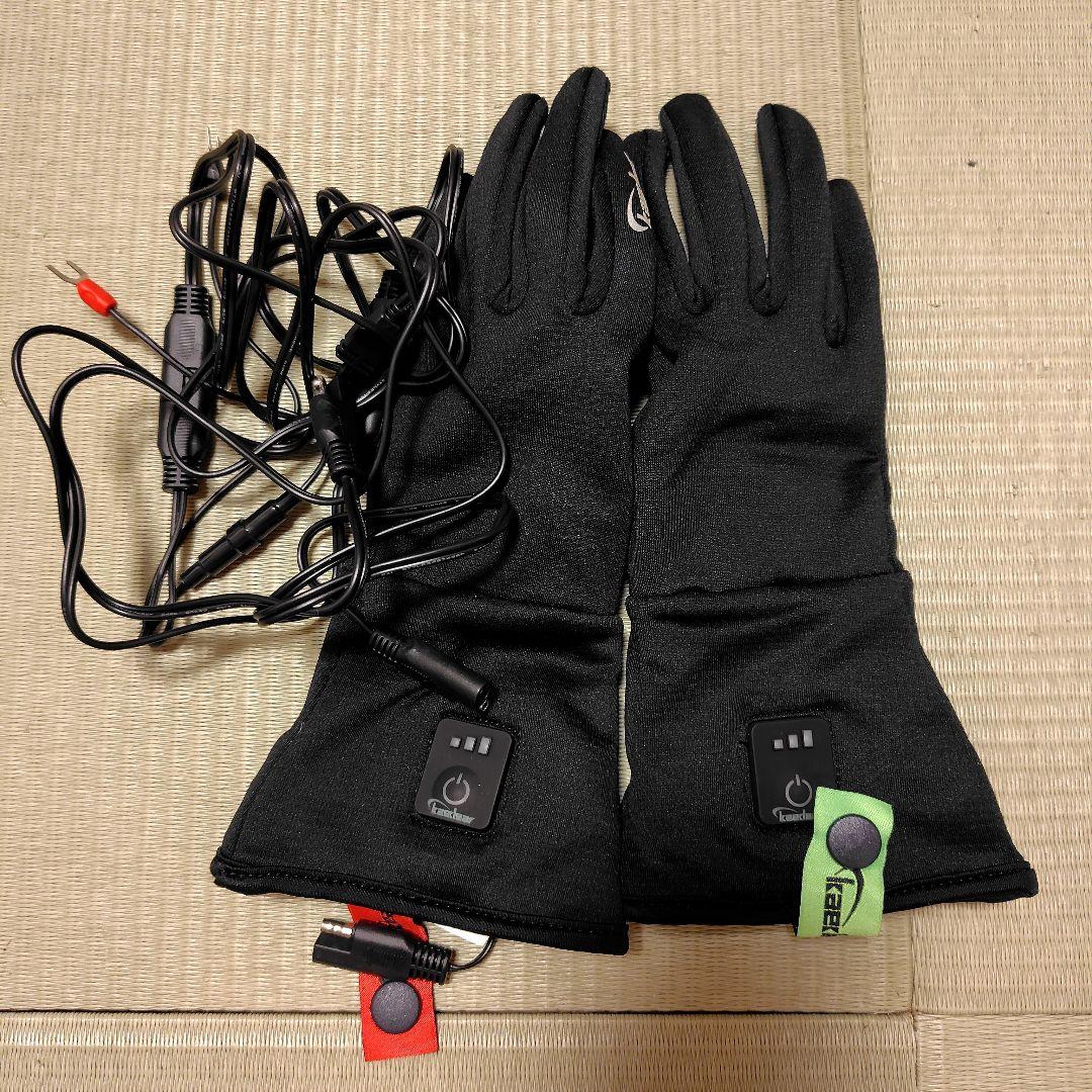 電熱グローブ 黒 Sサイズ