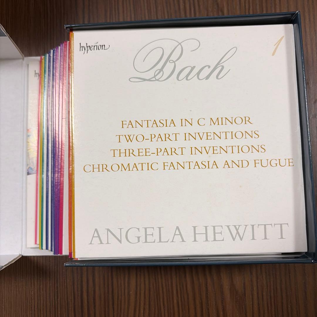 【15CD】バッハ：ピアノ独奏作品集　ヒューイット